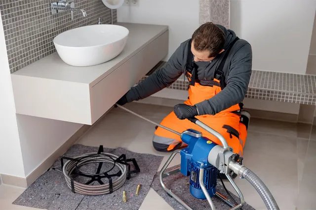 Rohrreinigung im Badezimmer